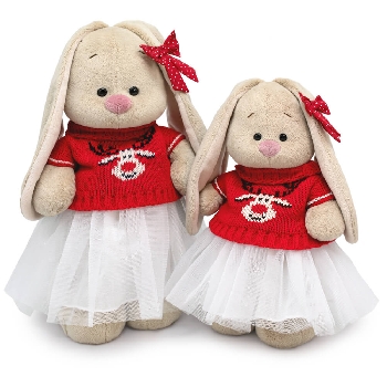 Зайка Ми в свитере с оленем