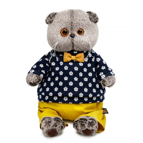 Басик в джемпере в цветочек