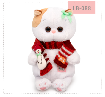 Ли-Ли беби в шарфике со снеговичком