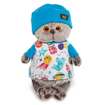 Футболка Космос и бирюзовая шапочка