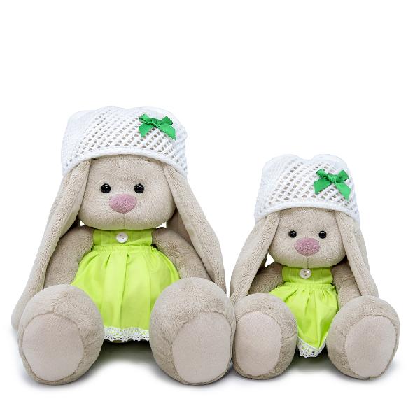 Зайка Ми в салатовом платье с кружевом