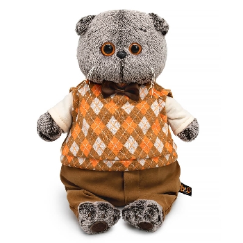 Басик в трикотажном жилете