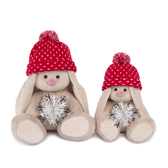 Зайка Ми со снежинкой