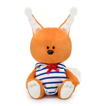 Белка Бика в морском платье