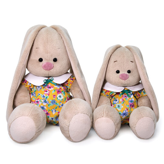 Зайка Ми в комбинезоне с воротничком