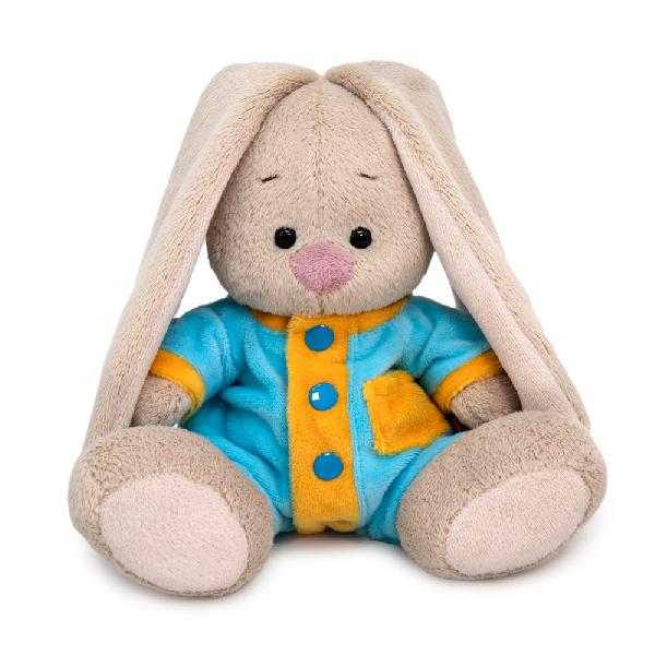 Зайка Ми в голубом комбинезоне