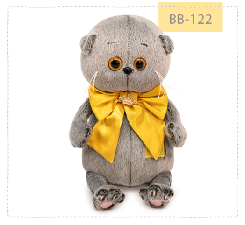 Басик беби с золотым бантом