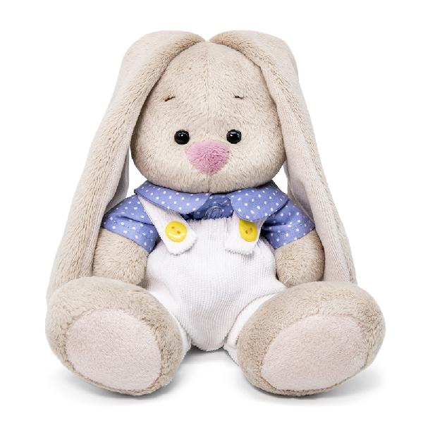 Зайка Ми в белом комбинезоне