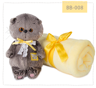 Басик беби с детским пледом