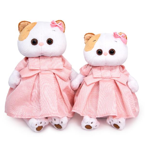 Ли-Ли в розовом платье с люрексом