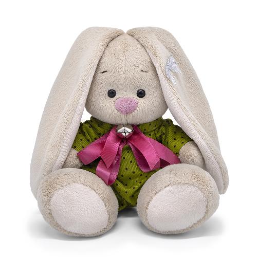 Зайка Ми в комбинезоне в горошек