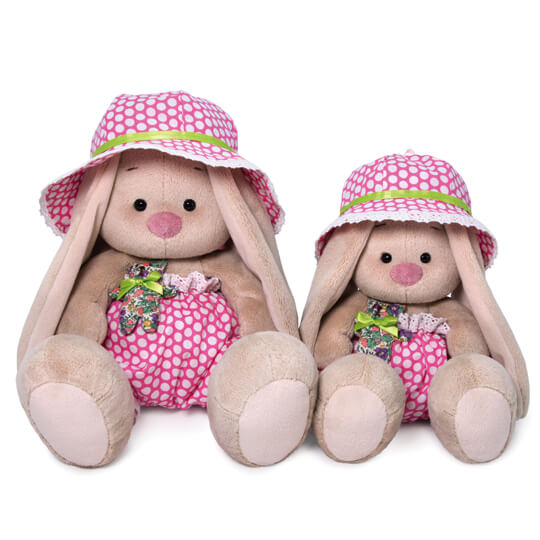 Зайка Ми в шляпе и с мишкой