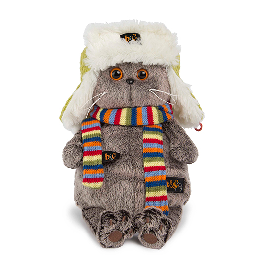 Басик в зимней шапке