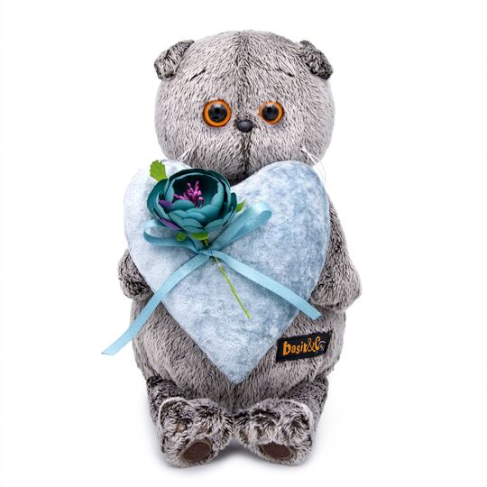 Басик с сердцем из бархата