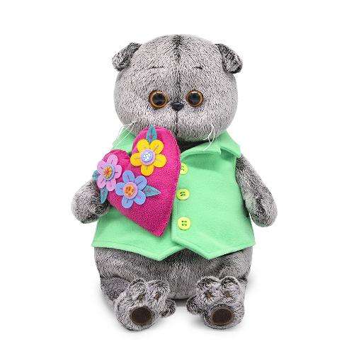 Басик с сердцем в цветочек