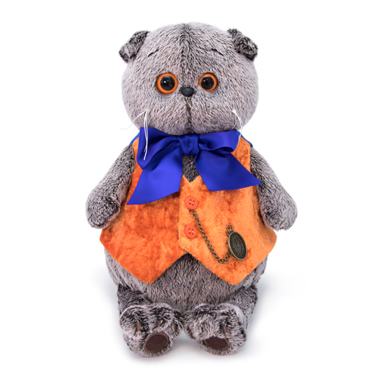 Басик в жилете с часами