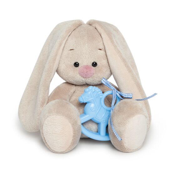 Зайка Ми с голубой  лошадкой