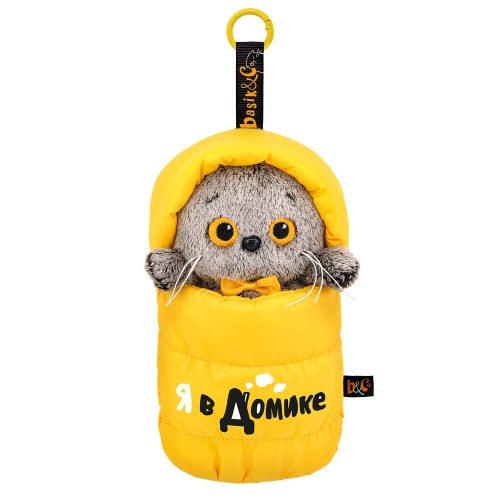 Кот Басик в спальном мешке