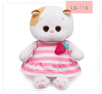 Ли-Ли беби в платье с клубничкой