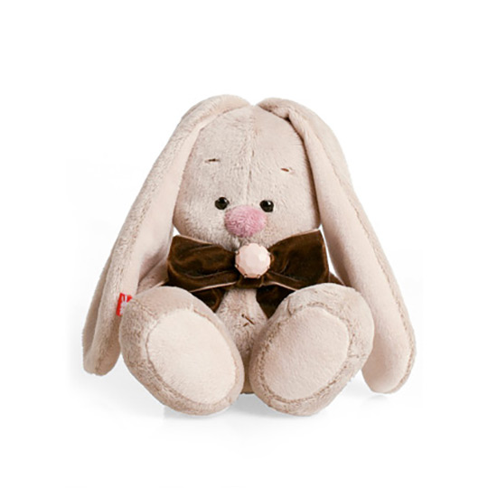 Зайка Ми с коричневым бантом