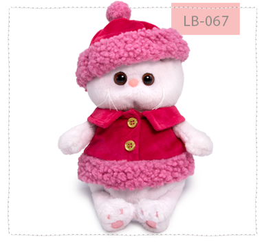 Ли-Ли беби в жилетке и шапке с отделкой