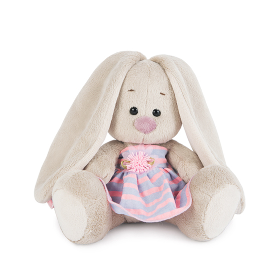 Зайка Ми в платье в полоску