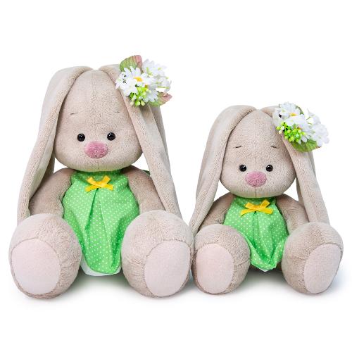 Зайка Ми в платье в горох и с ромашкой