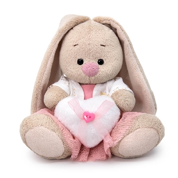 Зайка Ми с белым сердечком