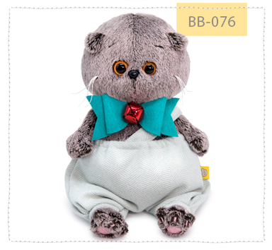 Басик беби в шортиках и банте с колокольчиком