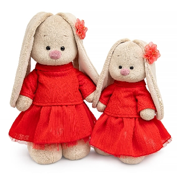 Зайка Ми в маково-красном комплекте