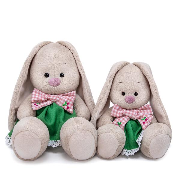 Зайка Ми в юбке с кружевом и бантом