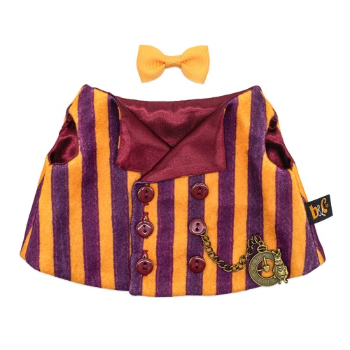 Полосатый жилет с часами