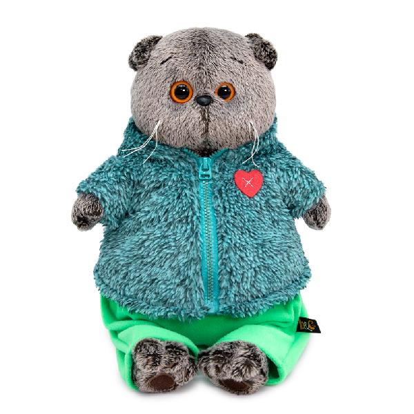 Басик в теплом костюме с сердечком