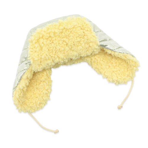 Стеганая шапка-ушанка