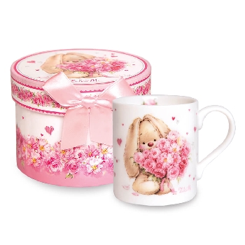 Кружка «Зайка Ми с букетом»