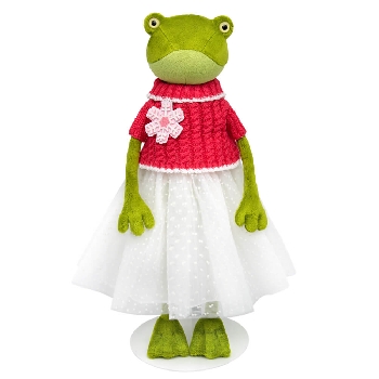 Джейн Кваковская в свитере со снежинкой