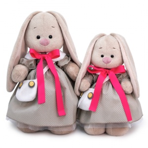 Зайка Ми в платье и с сумкой-сова