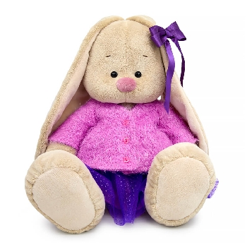 Зайка Ми большой в кардигане и пышной юбке