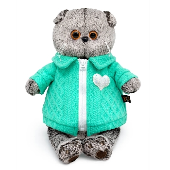 Басик в куртке с сердечком