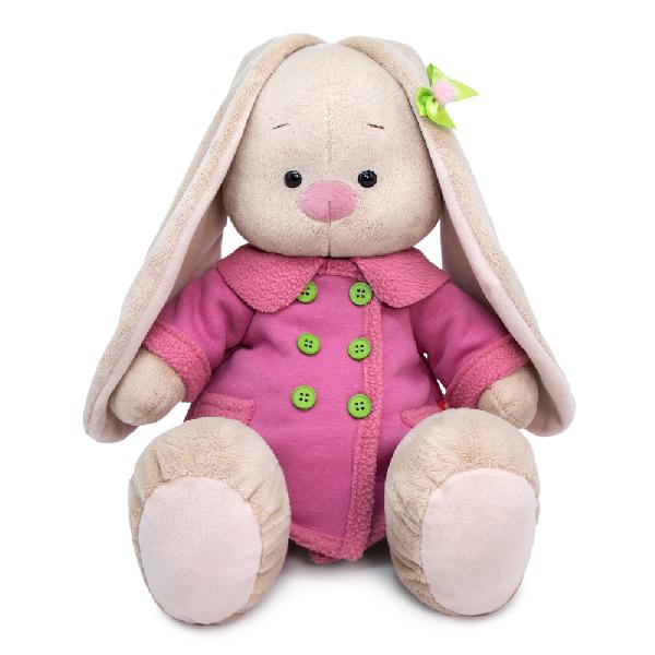 Зайка Ми большой в меховом пальто