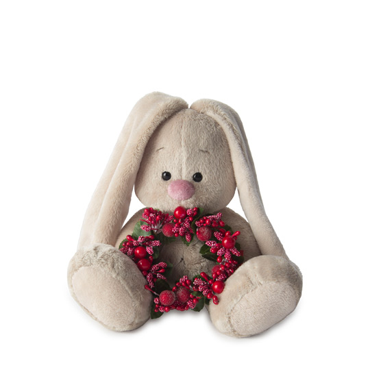 Зайка Ми с рождественским венком