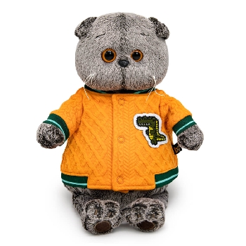 Басик в бомбере с крокодилом