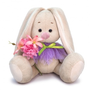 Зайка Ми с весенним букетом