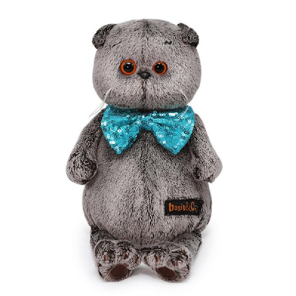 Басик в галстуке-бабочке в пайетках