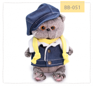 Басик беби в джинсовом жилете