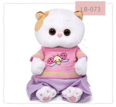 Ли-Ли беби в футболке с божьей коровкой