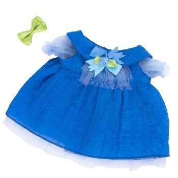 Синее платье