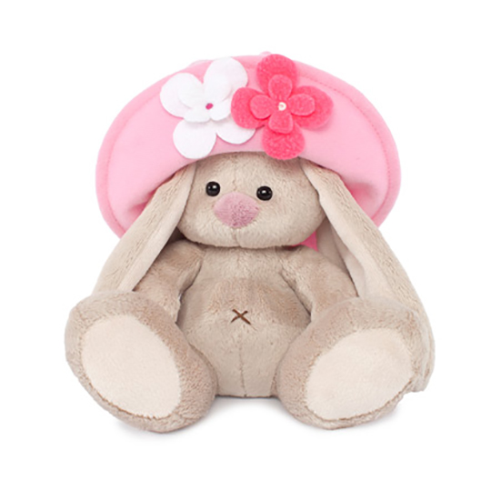 Зайка Ми в панамке с цветами