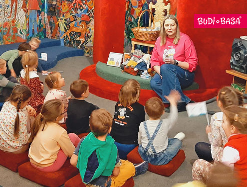 Кот Басик в мире Эмоций: второе занятие в РГДБ