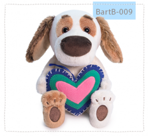 Бартоломей беби с сердечком из флиса